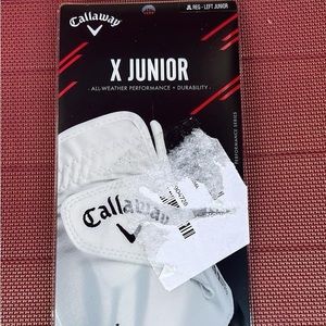 Callaway glove for golfing junior left